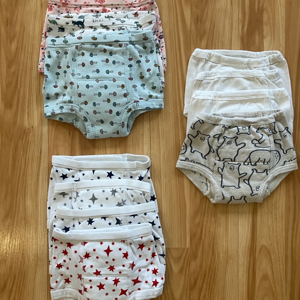 Organic cotton training underwear